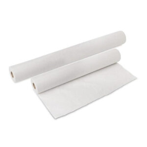 Lençol Hospitalar de Papel Fox cor branco de luxo 50Mx70cm - 5 Rolos