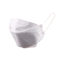 kit 10 Máscara KF94 Branca de proteção respiratória KN95 3D – kit de 10 unidades
